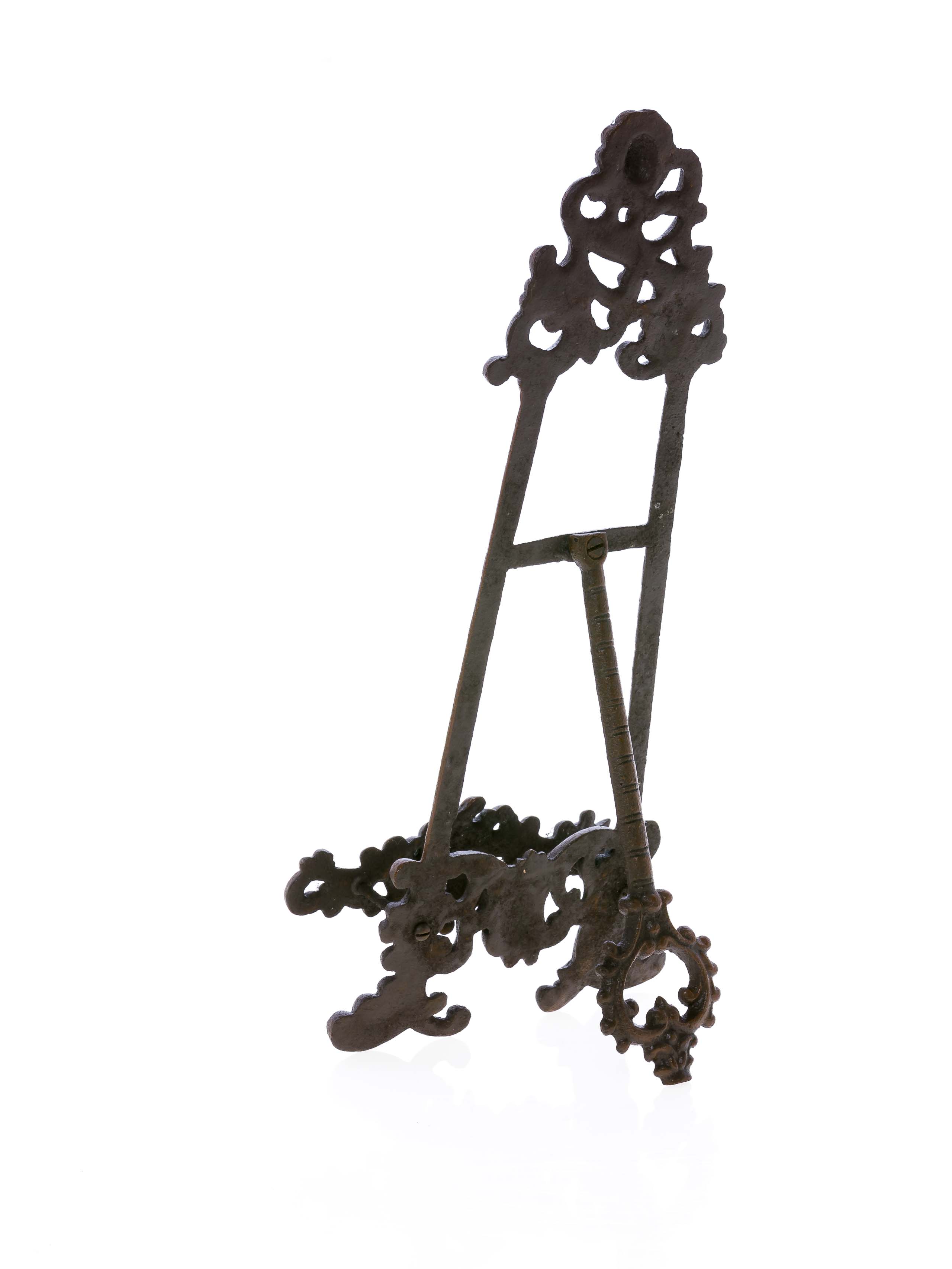 JP-48-5 Staffelei Tischstaffelei Bildhalter Notenständer Eisen Nostalgie antik Stil iron