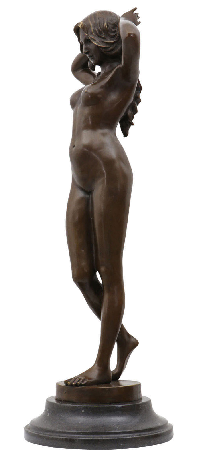 VG-112-3 Bronzeskulptur Frau Erotik erotische Kunst Antik-Stil Bronze Figur Statue 78cm
