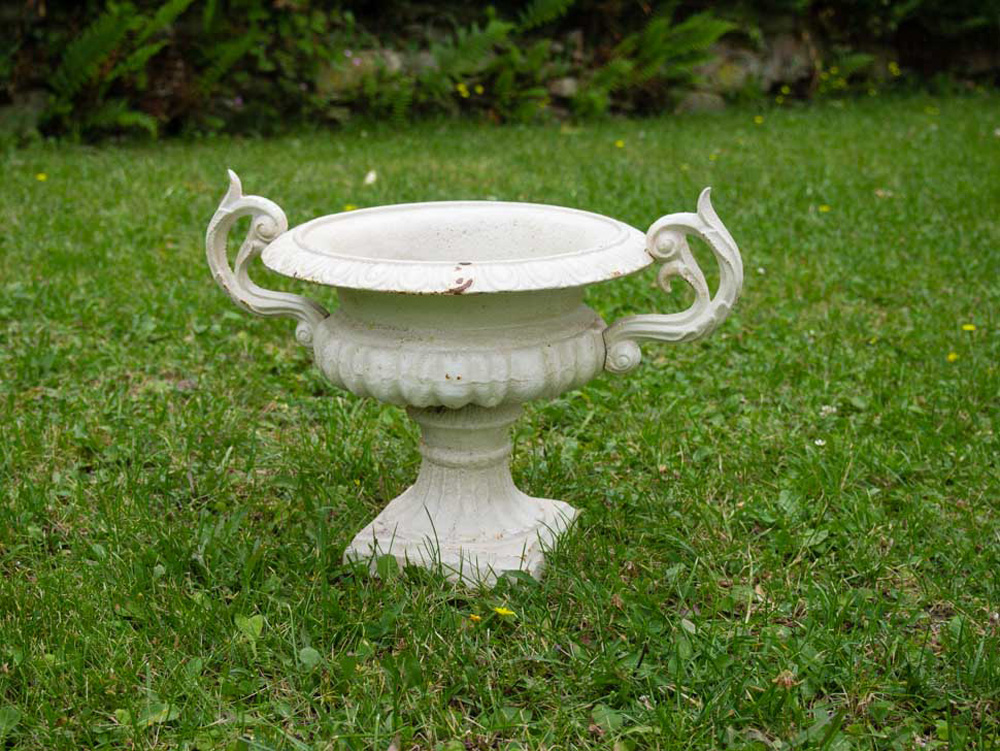Nostalgie Amphore Pflanzamphore Pflanzkübel Blumentopf Blumenkübel Gusseisen