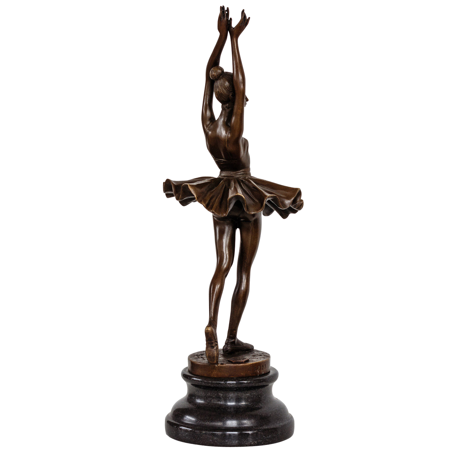 Bronzeskulptur Frau Tänzerin im Antik-Stil Bronze Figur Statue 34cm