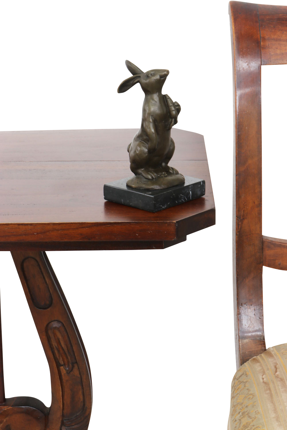 XT-65-bronzeskulptur Bronzeskulptur Hase im Antik-Stil 14cm Bronze Figur Statue