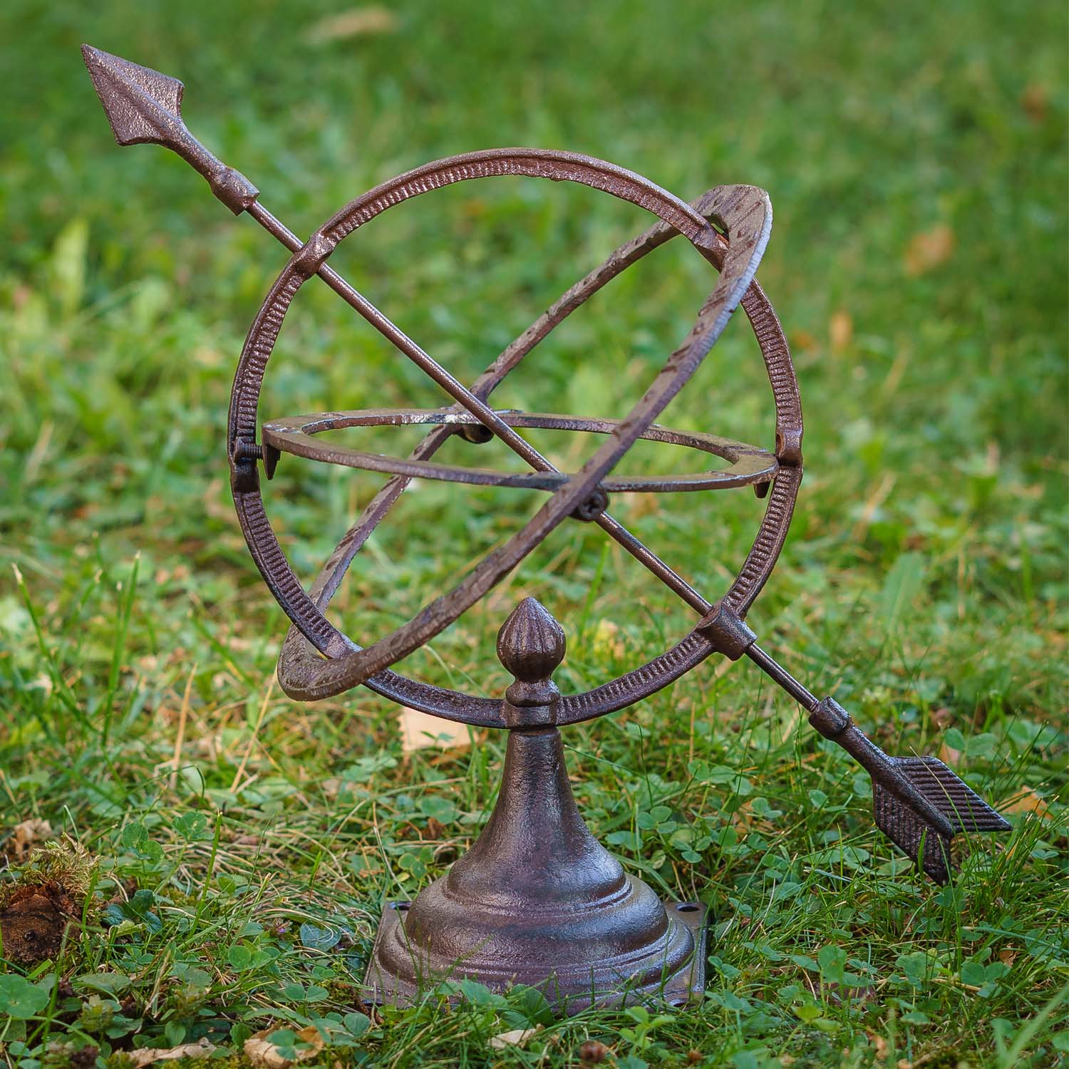 VZ-57 Sonnenuhr 30cm Eisen Garten Dekoration Nostalgie Antik-Stil
