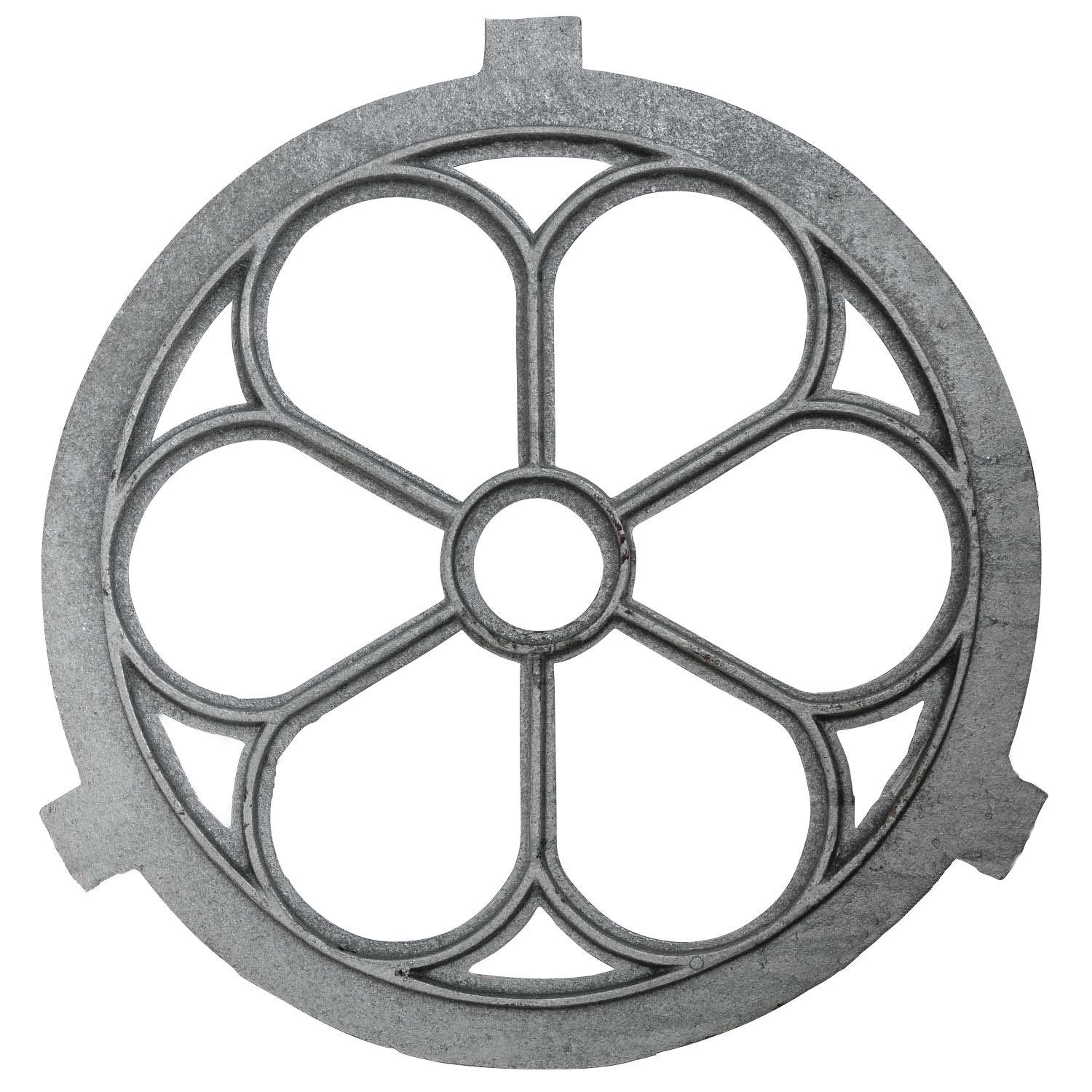 eisenfenster-aubaho-F03E-G-3 Fenster grau Stallfenster Eisenfenster Scheunenfenster Eisen 61cm Antik-Stil (k)
