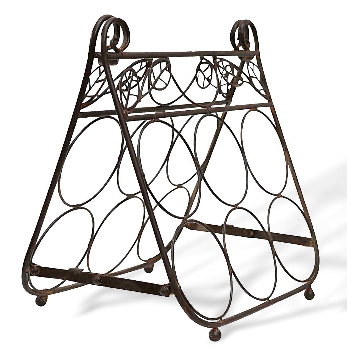 Weinstaender-a168CRxwMPqEpVz Weinregal antik Stil Metall Eisen Wein Regal Weinflaschen Flaschenregal Bar