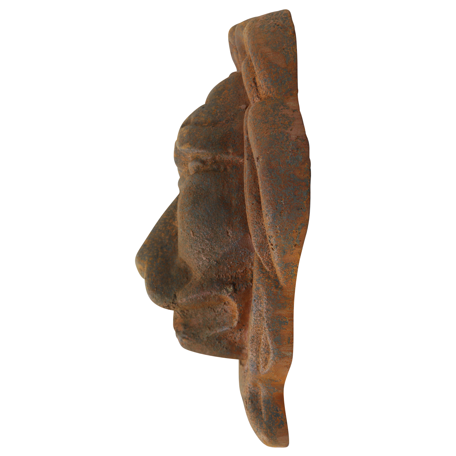 aubaho-WA03B_4 Löwenkopf Löwe Dekoration Eisen Wandbrunnen Wasserspeier Skulptur Figur d
