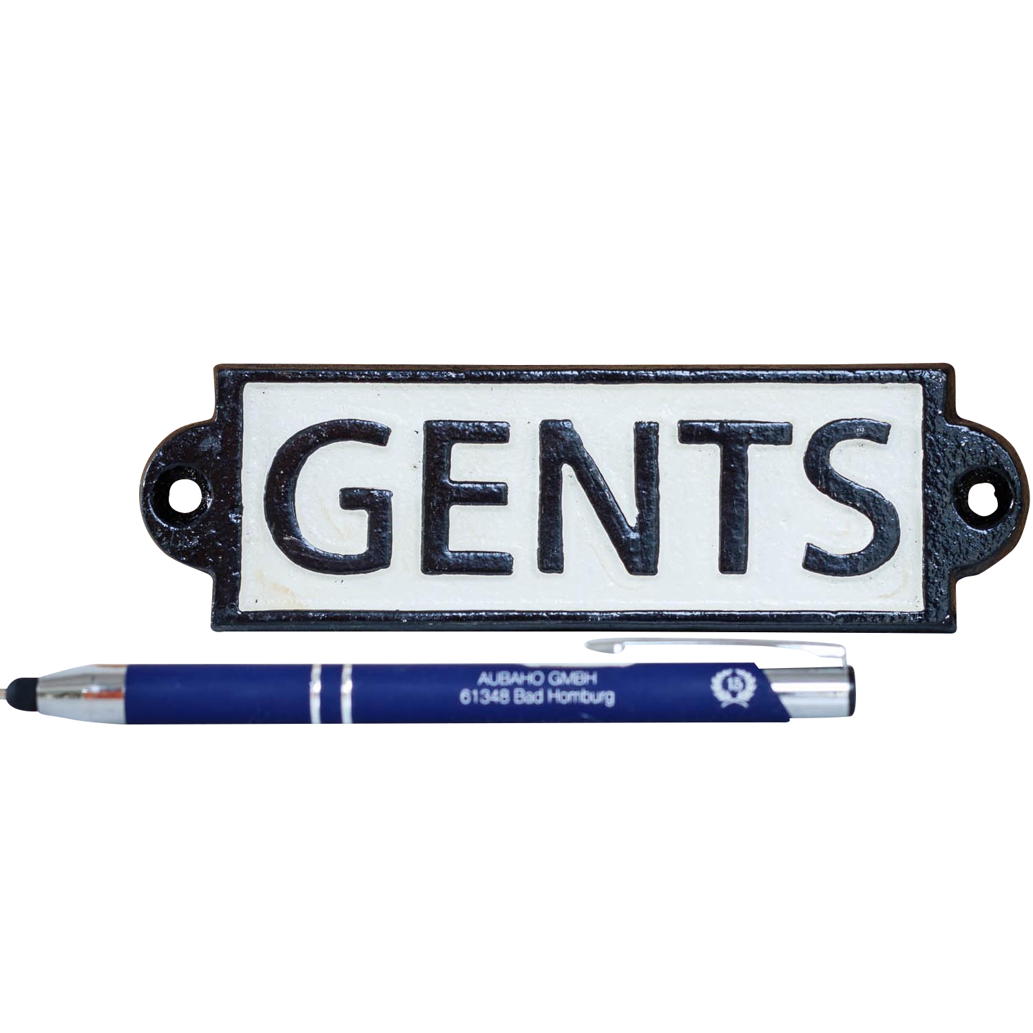 CS-6-1 Nostalgie Türschild Schild Gents Herren Toilette Gäste WC 16cm Eisen Antik-Stil