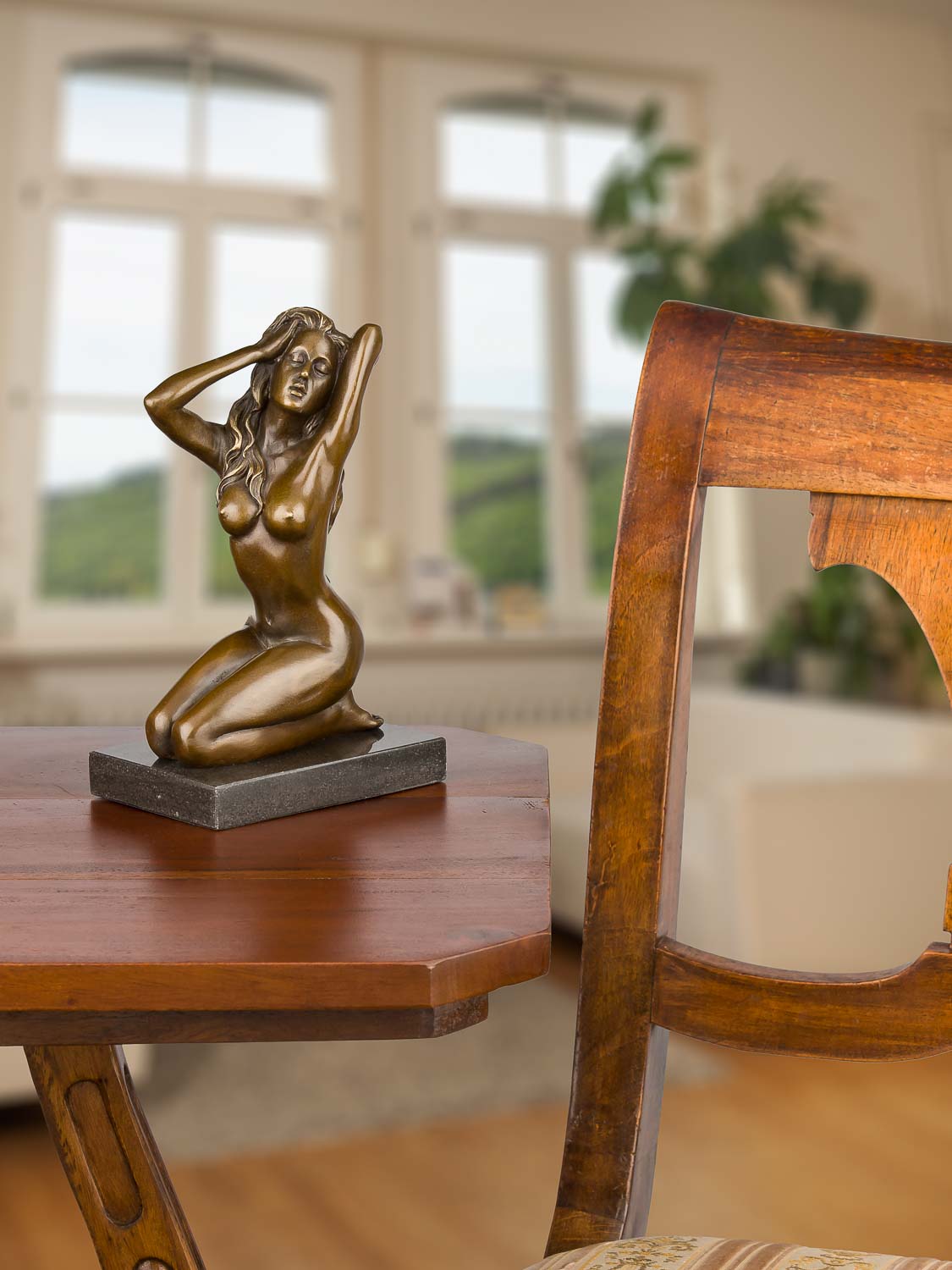 Bronze Frau Erotik Akt Bronzefigur Bronzeskulptur Figur Art deko Antik-Stil
