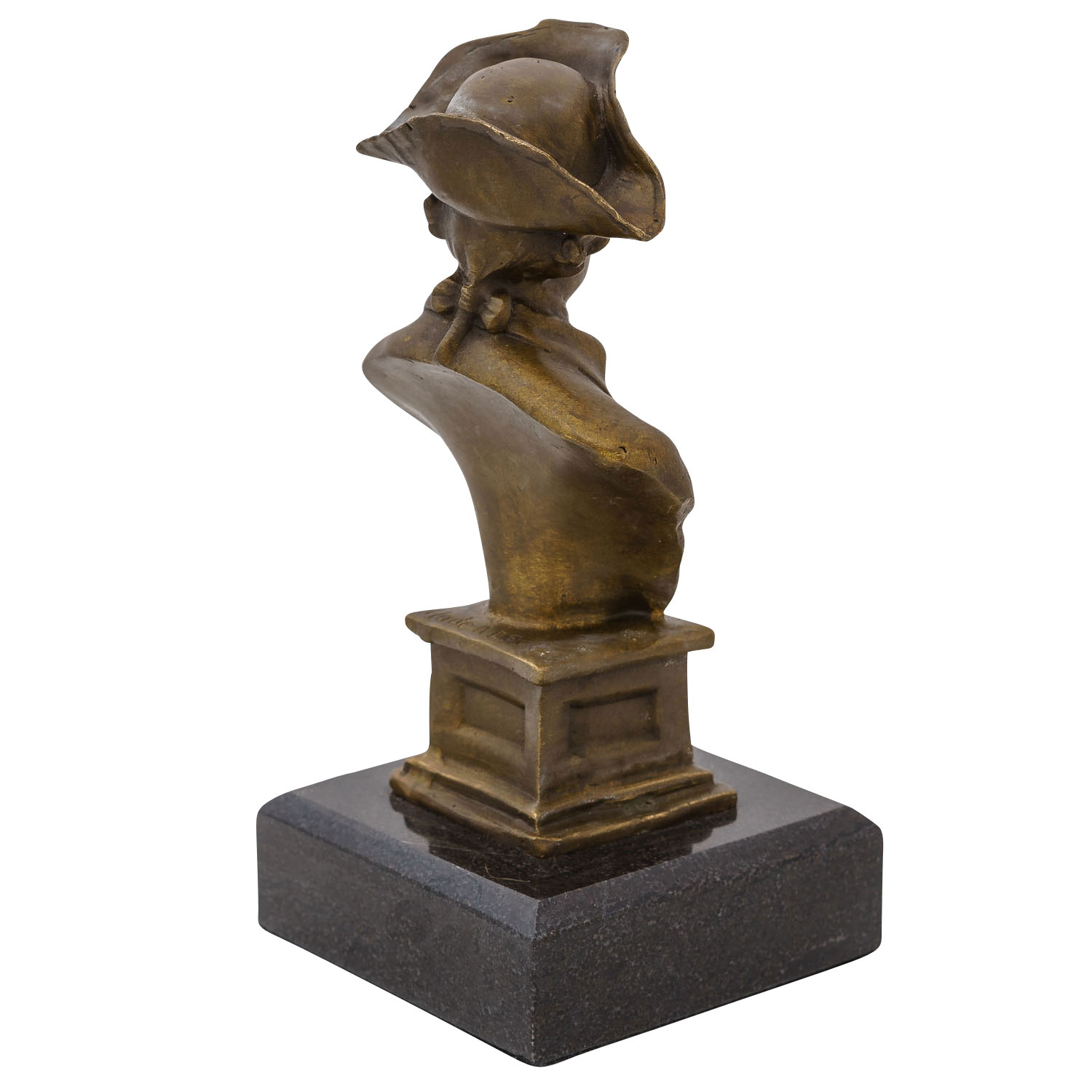 Bronzefigur Kaiser Friedrich Der Alte Fritz Büste Bronze Skulptur Figur 19cm