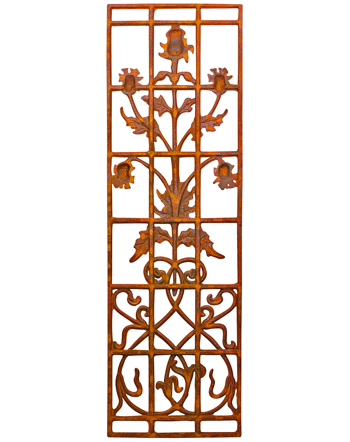 aubaho-Z01-R-222 Fenster Stallfenster Gitter Zaun Balkongitter Balkon Geländer Eisen Antik-Stil a