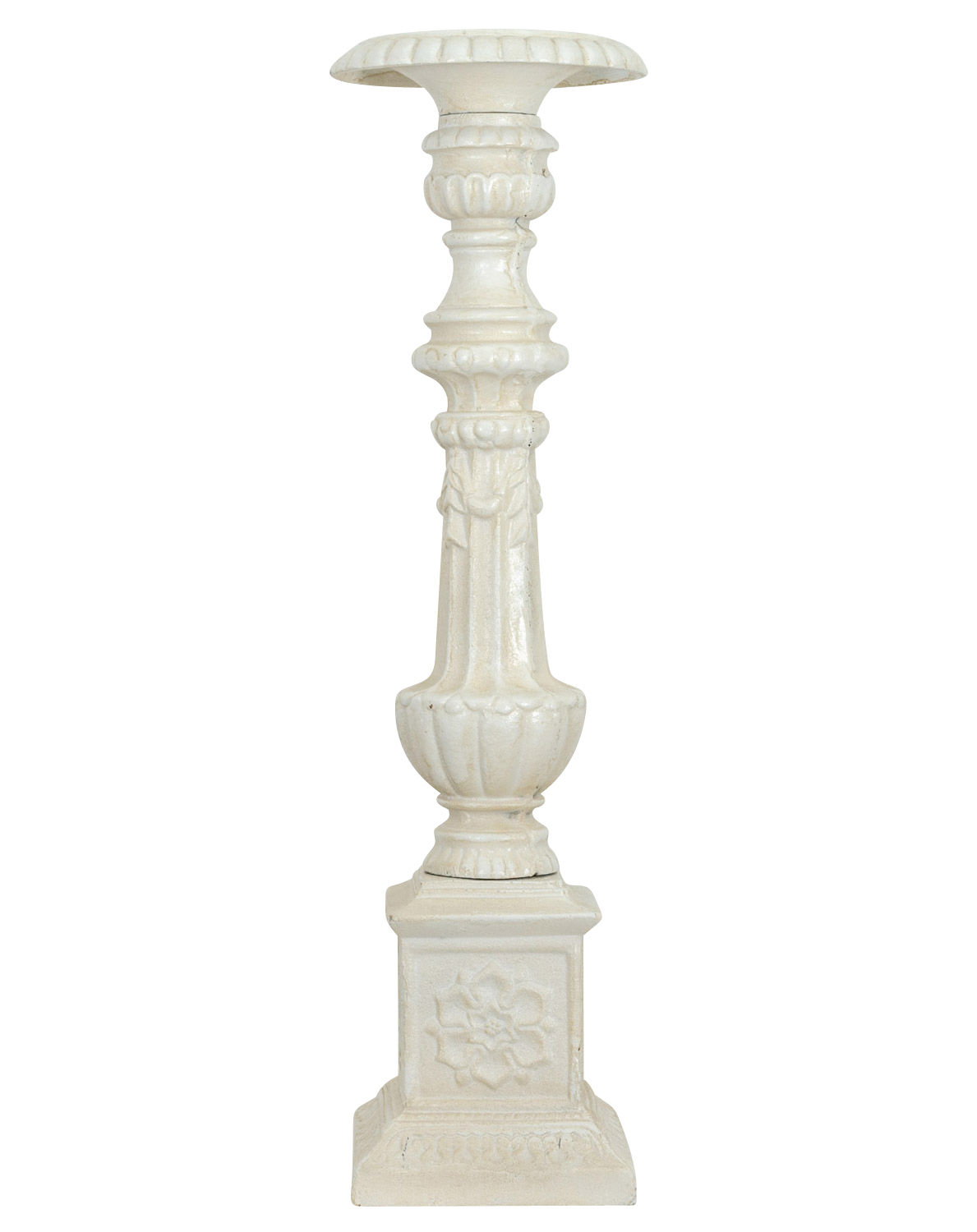 MB-31-1 Kerzenleuchter Altarleuchter Kandelaber Kerzenständer Antik-Stil 70cm weiß