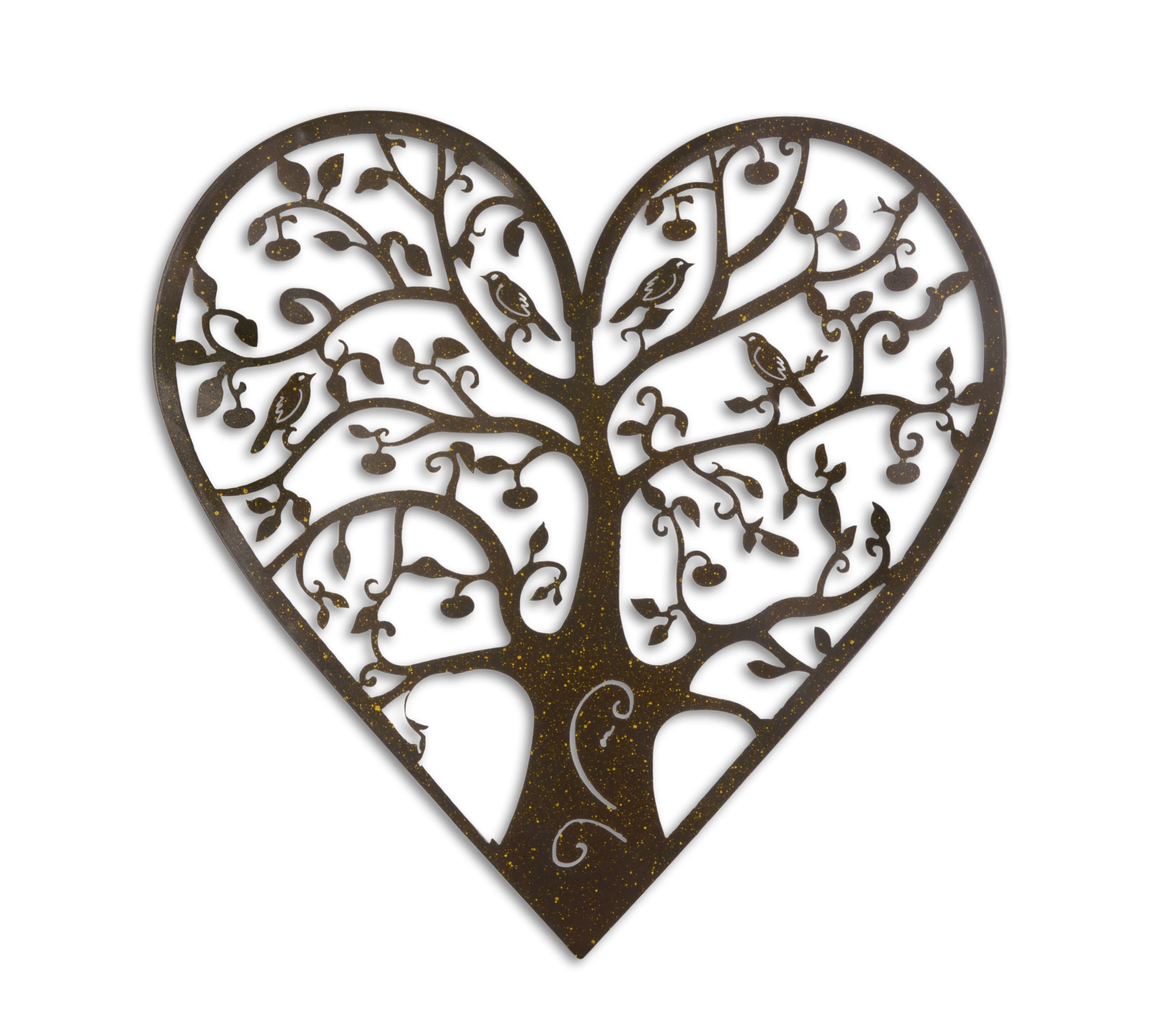 An iron heart shaped wall decor replica retro design decoration