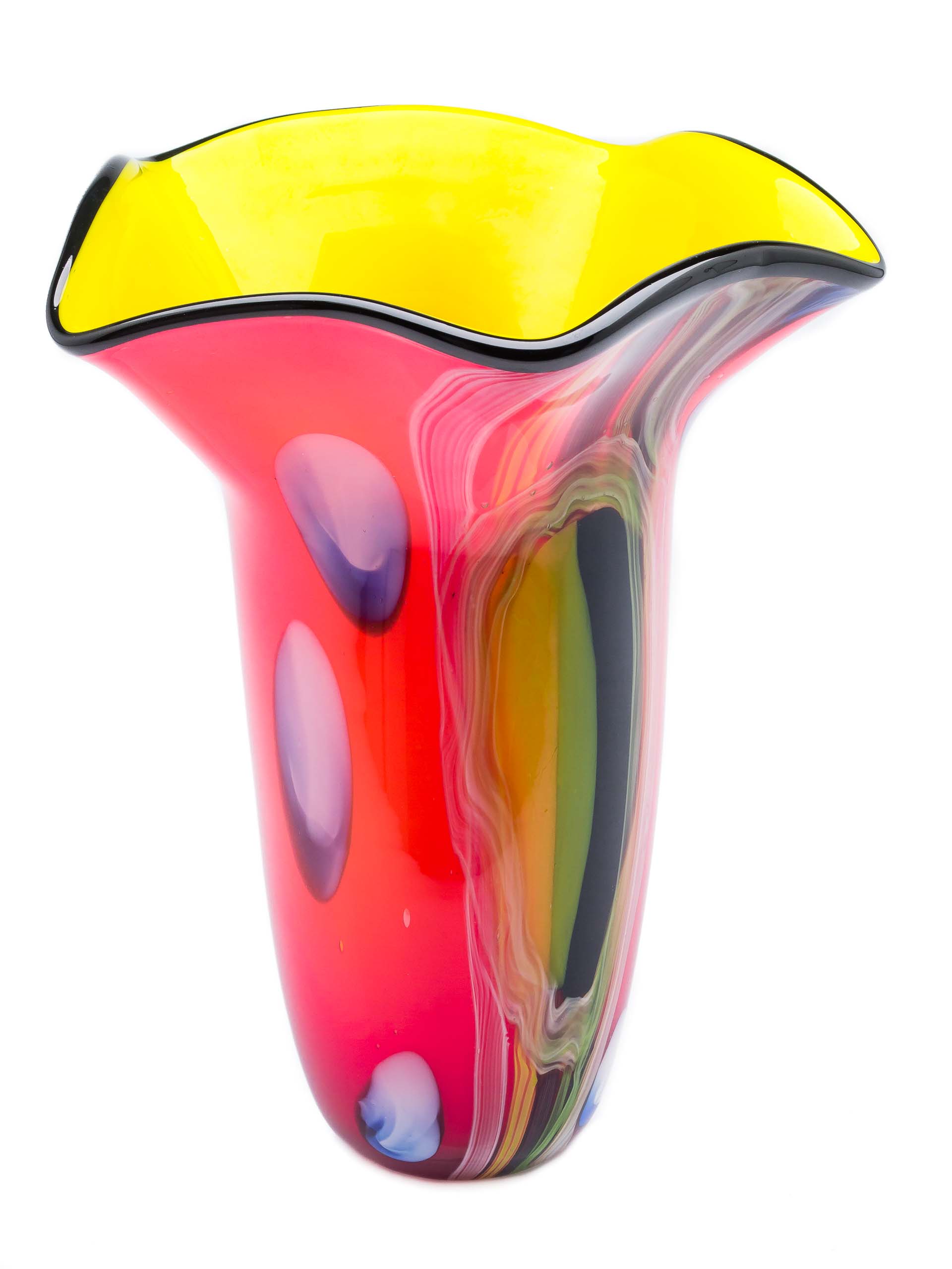 im-glas23a5671519048cfd Glasvase 3,5kg Glas Vase Italien Murano antik Stil Höhe 32cm schwere Tischvase