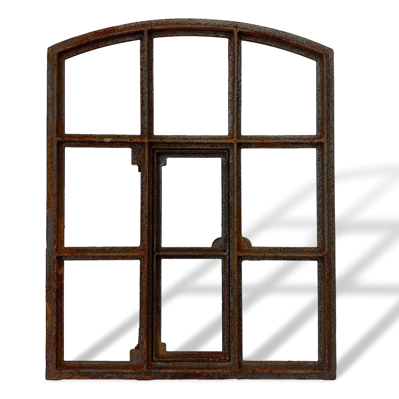 aubaho-F45-R-3 Stallfenster Rost Fenster zum Öffnen Scheunenfenster 71cm Eisen Antik-Stil