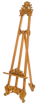 golden, sculpture, decorative, triumphal stand, ornate