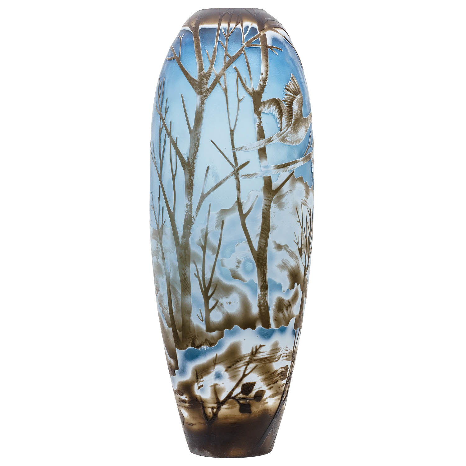 GV-50-5 Vase Replika nach Galle Gallé Glasvase Glas Antik-Jugendstil-Stil Kopie c1