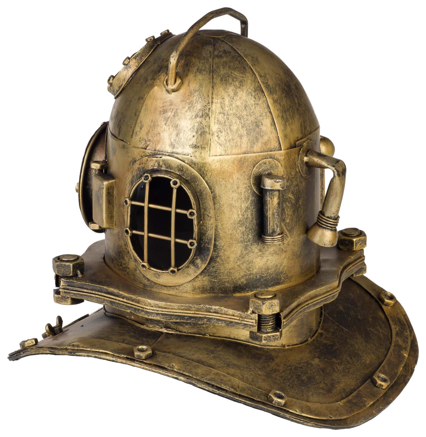 BL-274-04 Taucherhelm Marine 32cm Tiefsee Taucherglocke Dekoration Helm Antik-Stil