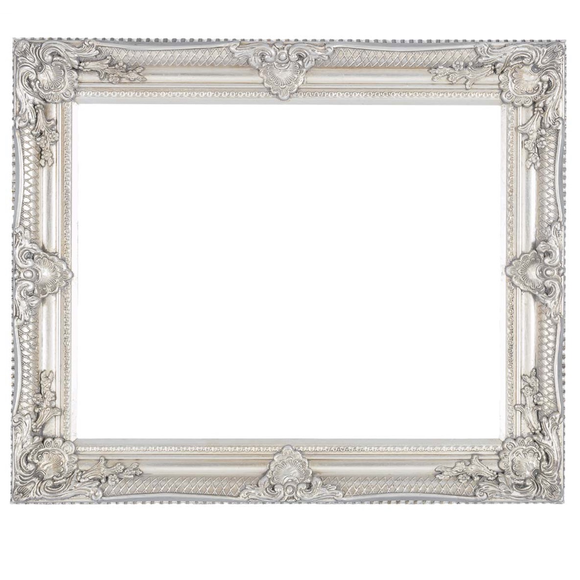2016-12-22_Auktionshaus_0210 Gemälde Ölgemälde Bilderrahmen Rahmen Innenmaß 40 x 50cm Farbe silber Antik-Stil