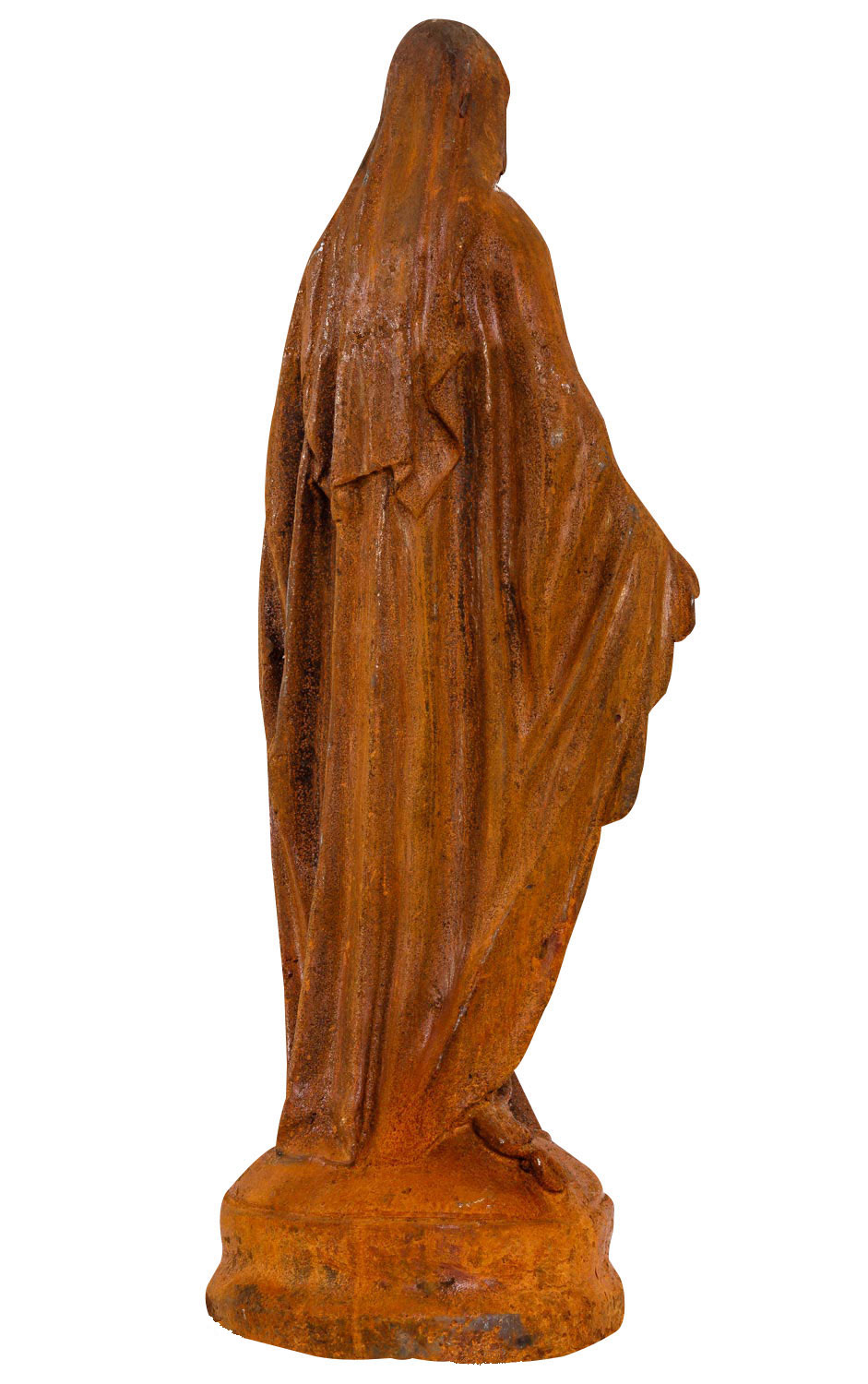 aubaho-FY656-R-3qsusU8JN1uCRs Gartenskulptur Madonna Maria Eisen Garten Rost Eisenfigur Skulptur Antik-Stil