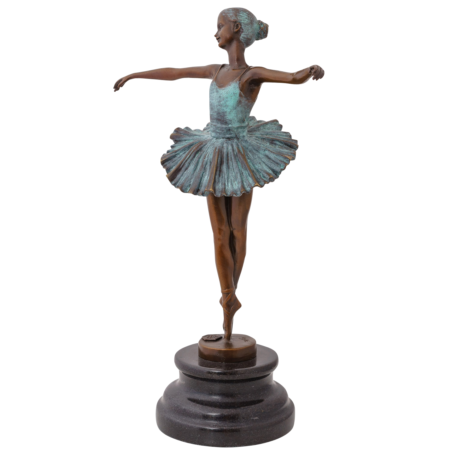 Bronzeskulptur nach Degas Bronze Ballerina Figur Kopie Replik Figur Antik-Stil