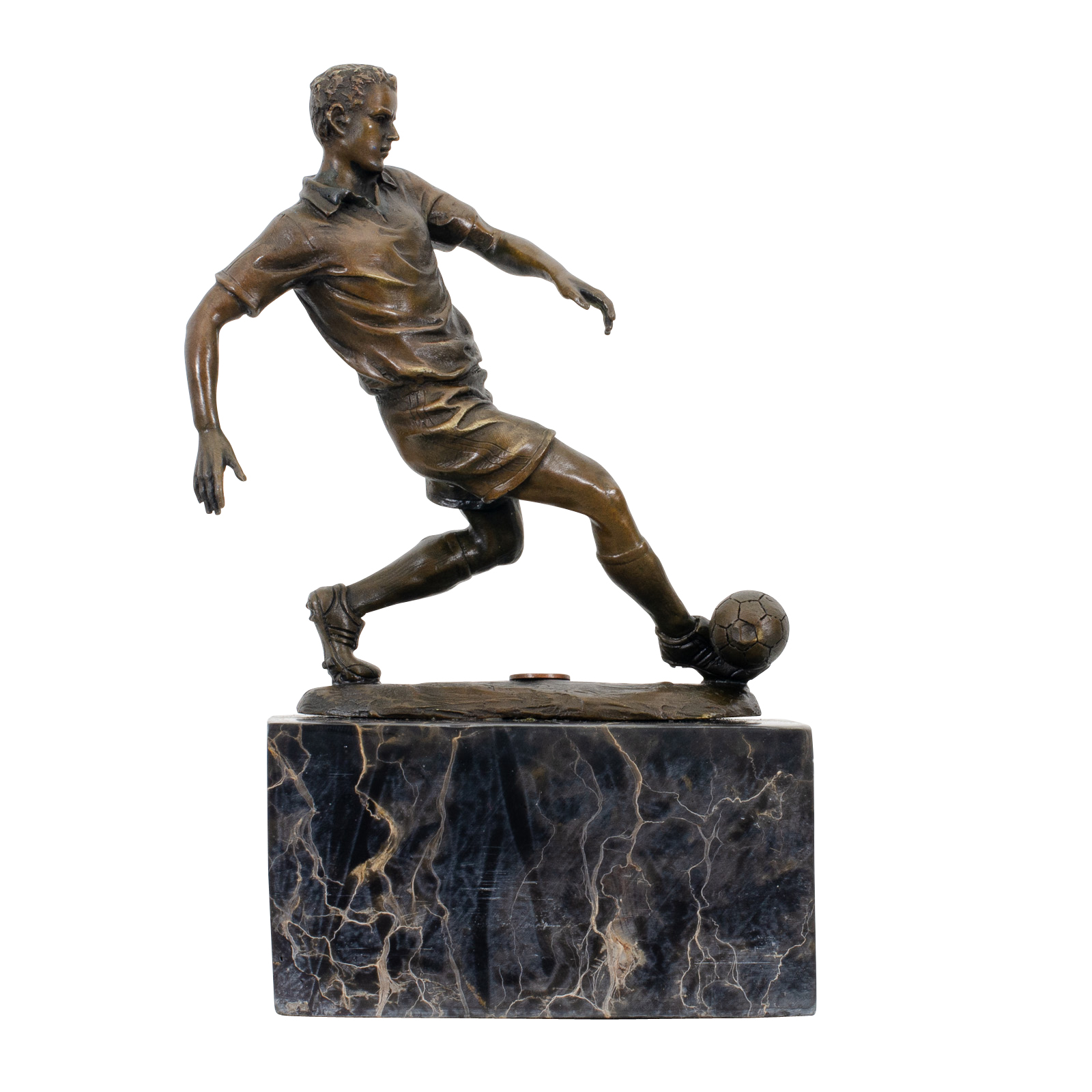Sl-27-1 Bronzeskulptur Fussball Bronze Skulptur Figur Trophäe Pokal Verein Statue