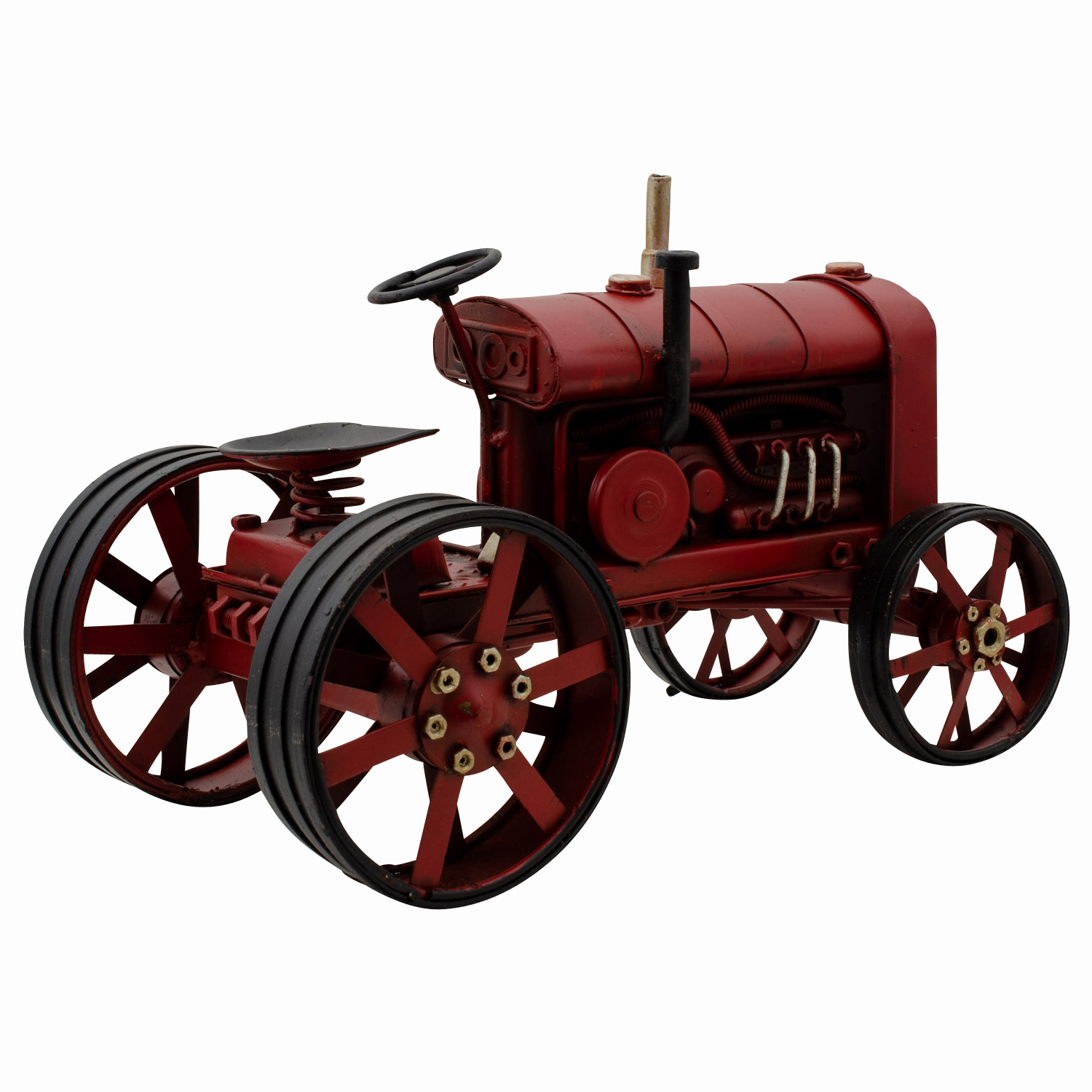 BL-272-3 Modelltraktor Traktor Trekker Modell Auto Metall Nostalgie Antik-Stil - 26cm