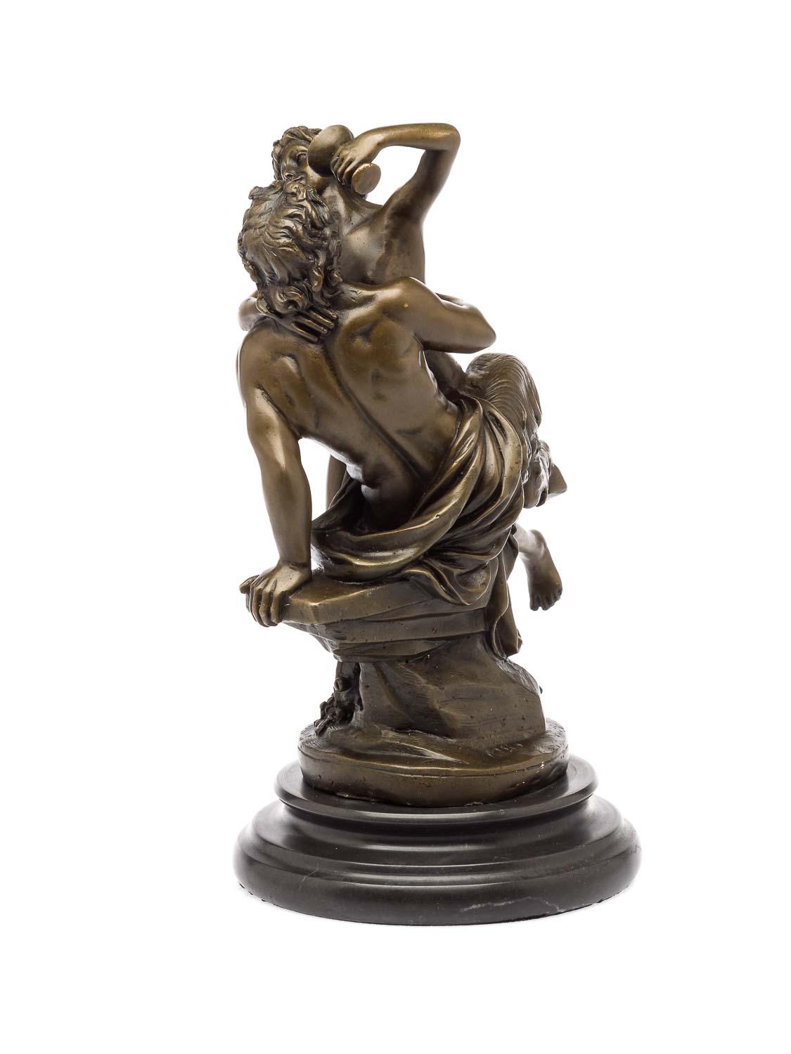 2016-12-07_Auktionshaus_029 Bronzeskulptur Faun erotisches Liebespaar Bronze Figur Skulptur 30cm sculpture