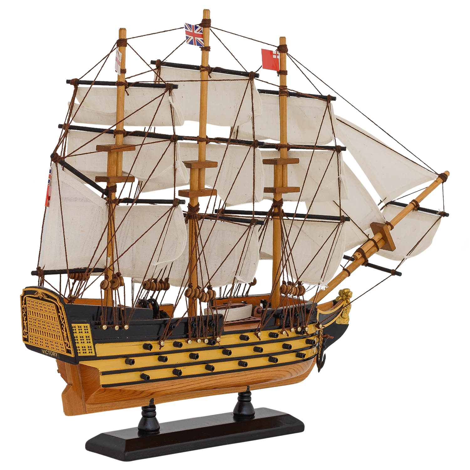 Victory-15-R-4 Modellschiff HMS Victory Schiff Segelschiff Maritim Deko Antik-Stil kein Bausatz