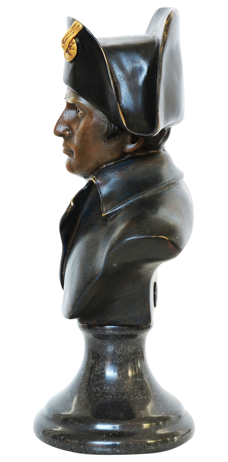 BG-36_Seite_1 Bronzeskulptur Napoleon im Antik-Stil Bronze Figur Statue - 25cm