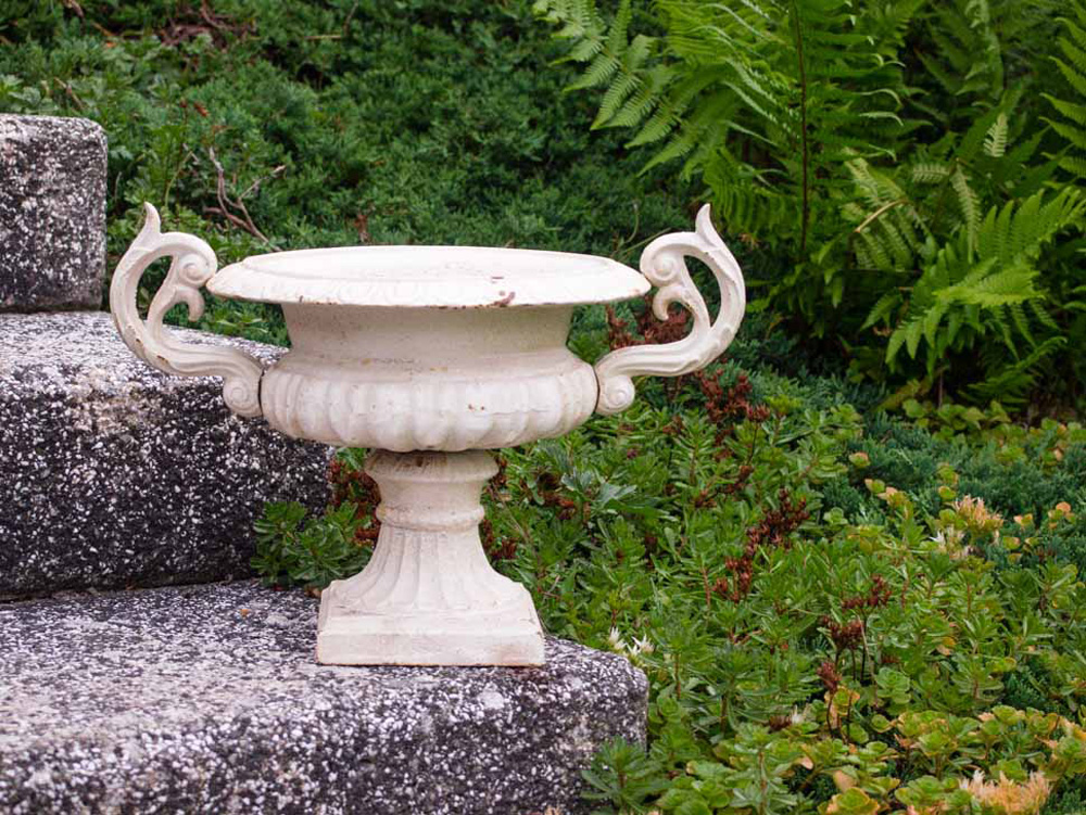 Nostalgie Amphore Pflanzamphore Pflanzkübel Blumentopf Blumenkübel Gusseisen