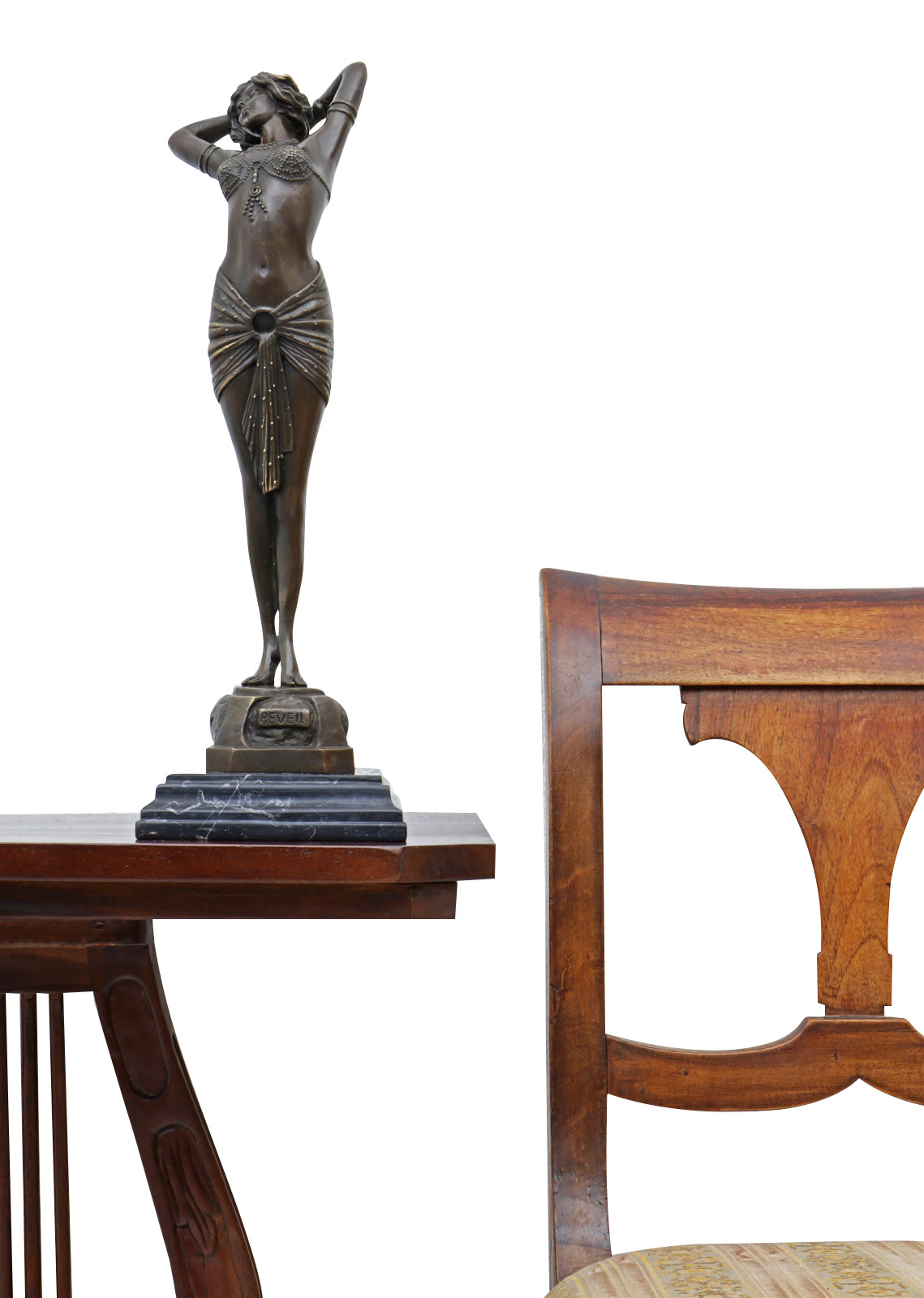 Bronzeskulptur Erotik erotische Kunst im Antik-Stil Bronze Figur Statue 42cm