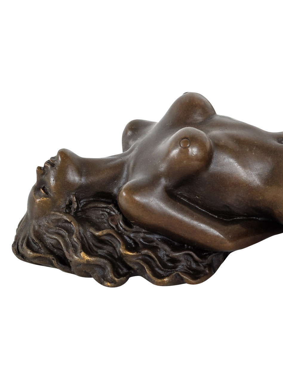 Bronzeskulptur Erotik erotische Kunst Akt Bronze Figur Statue Antik-Stil 21cm