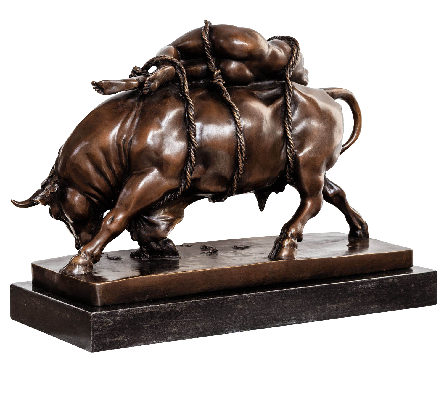 YY-11-3 Bronzeskulptur Europa Stier nach Marcel Debut Stil Bronze Figur Skulptur Replik