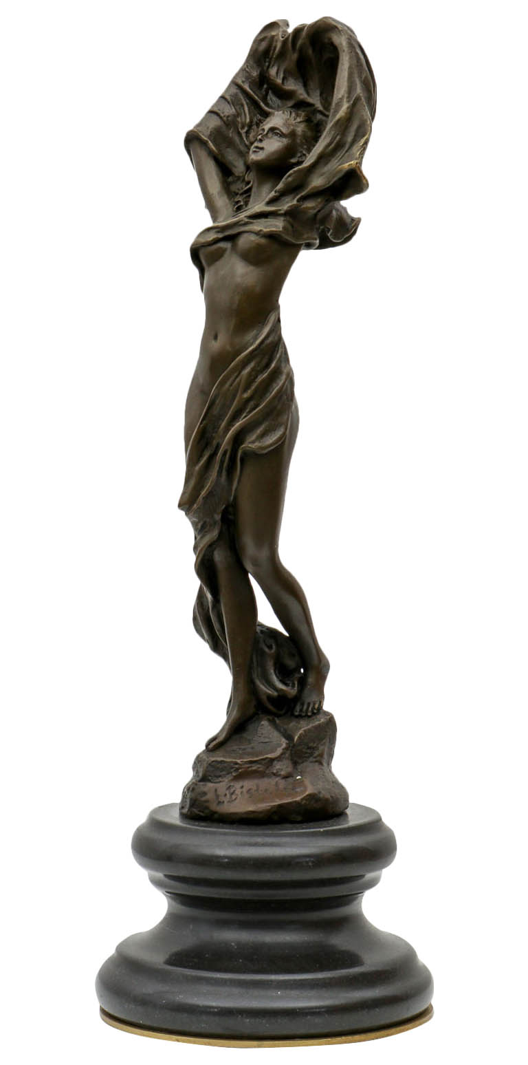 Bronzeskulptur nach Leonardo Bistolfi erotische Kunst Akt Figur Replik Kopie