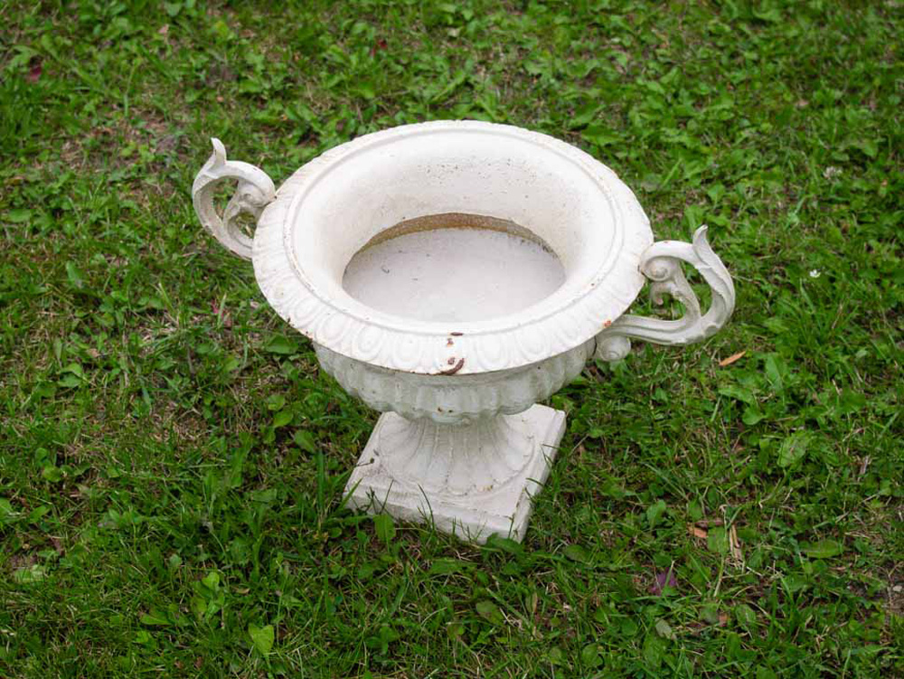 Nostalgie Amphore Pflanzamphore Pflanzkübel Blumentopf Blumenkübel Gusseisen