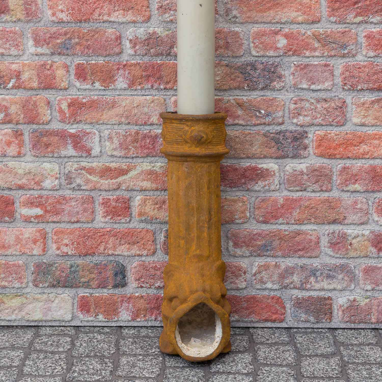 Wasserspeier Fallrohr Ablauf Auslauf Einlauf Dachrinne Regentonne Antik-Stil