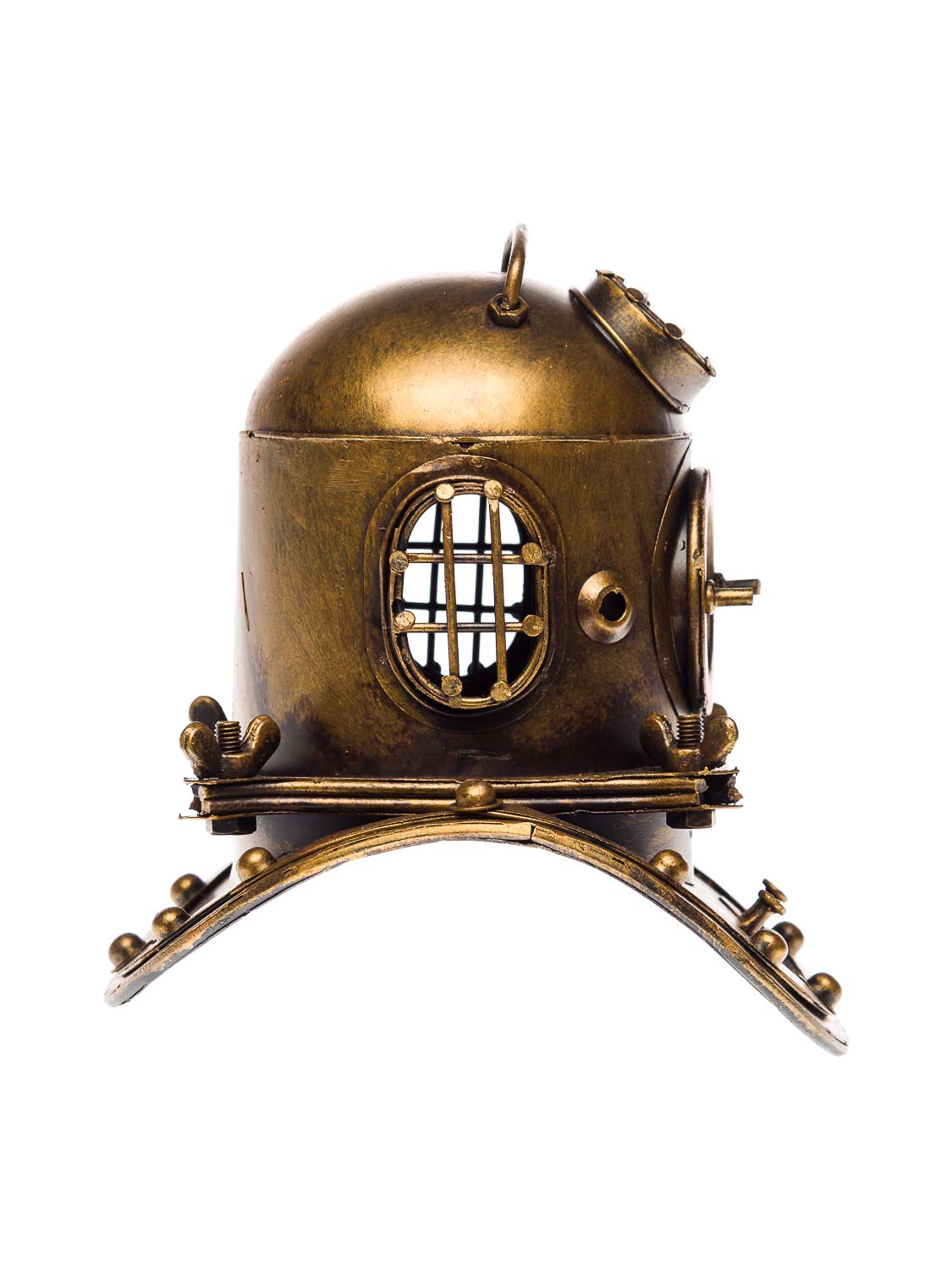 2017-07-27_Auktionshaus_009 Taucherhelm Marine 18cm Tiefsee Taucherglocke Dekoration Helm Antik-Stil