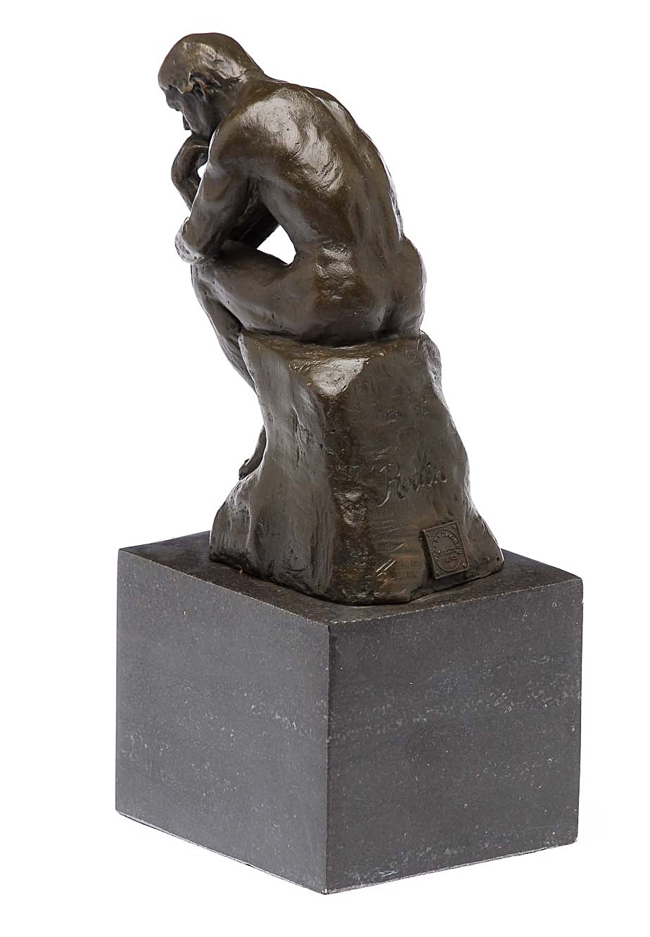 2016-05-25_Auktionshaus_0341 Bronze Denker Bronzeskulptur Bronzefigur nach Rodin Skulptur Kopie Replik