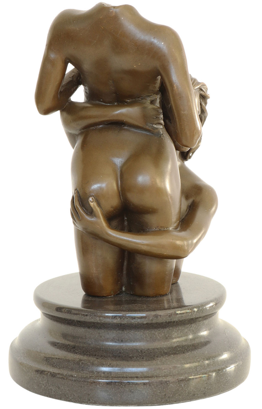 Bronzeskulptur Frau Akt Erotik Antik-Stil Bronze Figur Statue - 18cm