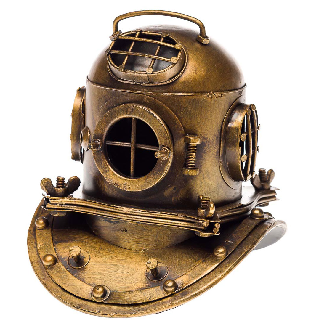 2017-07-27_Auktionshaus_007xxl Taucherhelm Marine 18cm Tiefsee Taucherglocke Dekoration Helm Antik-Stil