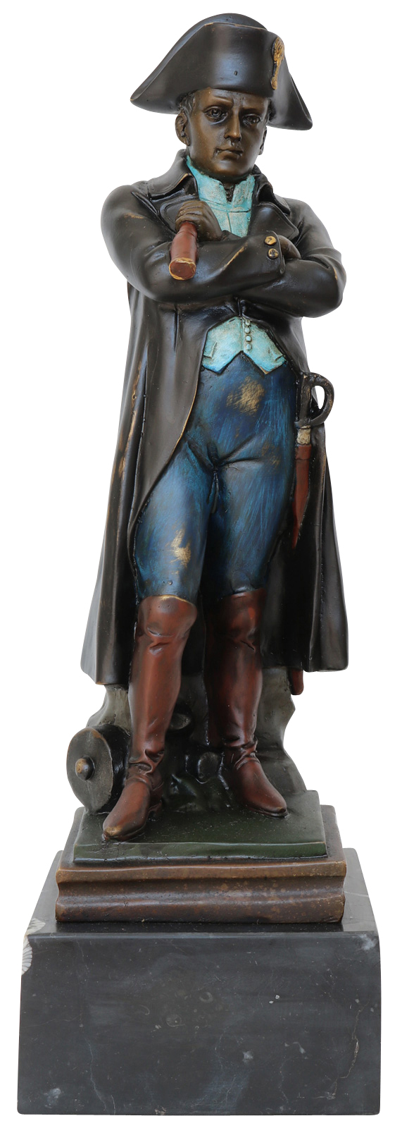 BG-27-4 Bronzeskulptur Napoleon im Antik-Stil Bronze Figur Statue - 30,7cm