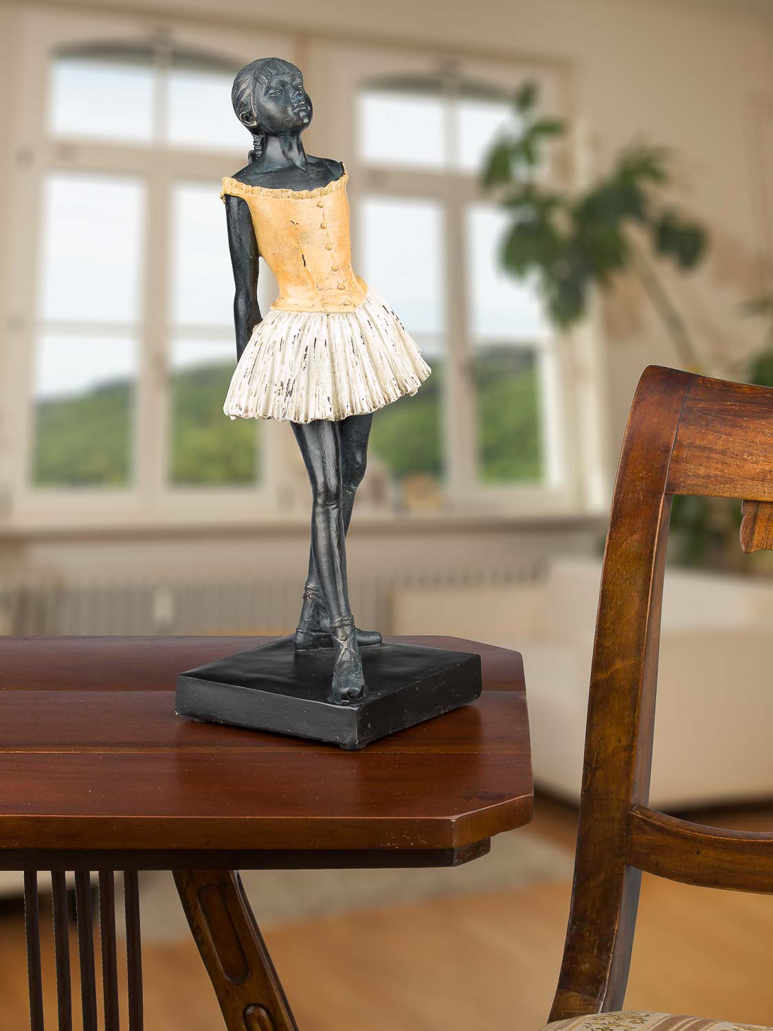 XXL Skulptur Ballerina Tänzerin nach Degas Figur Statue Antik-Stil Replik - 40cm