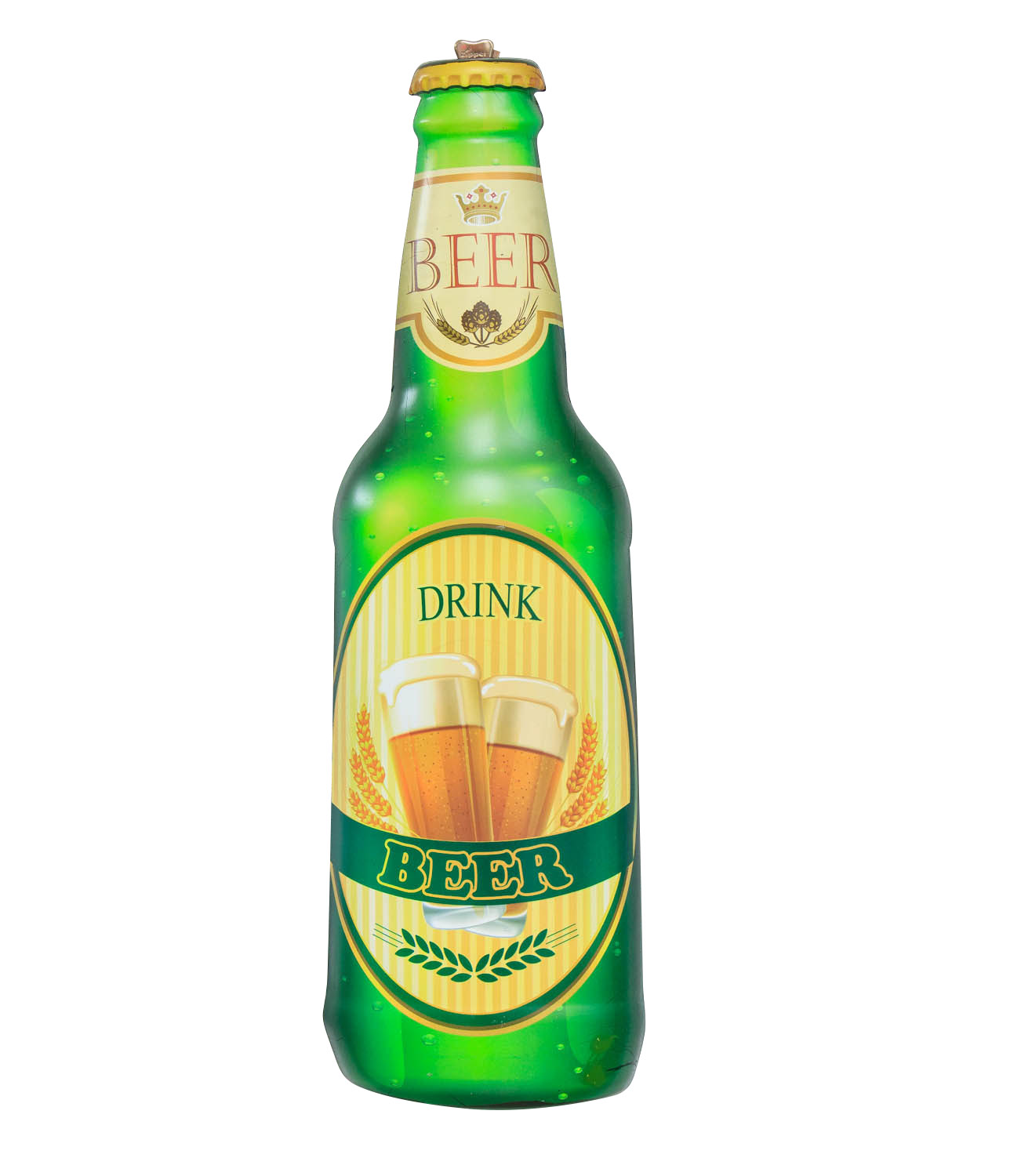 332-052-4 Tin sign beer bottle wall decoration 61cm Drink Beer nostalgie antique style