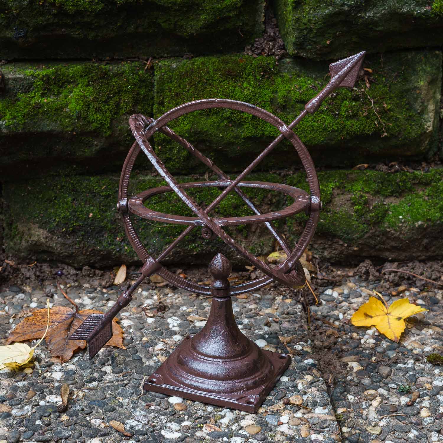 VZ-57-876auSXt0TSvbM Sonnenuhr 30cm Eisen Garten Dekoration Nostalgie Antik-Stil