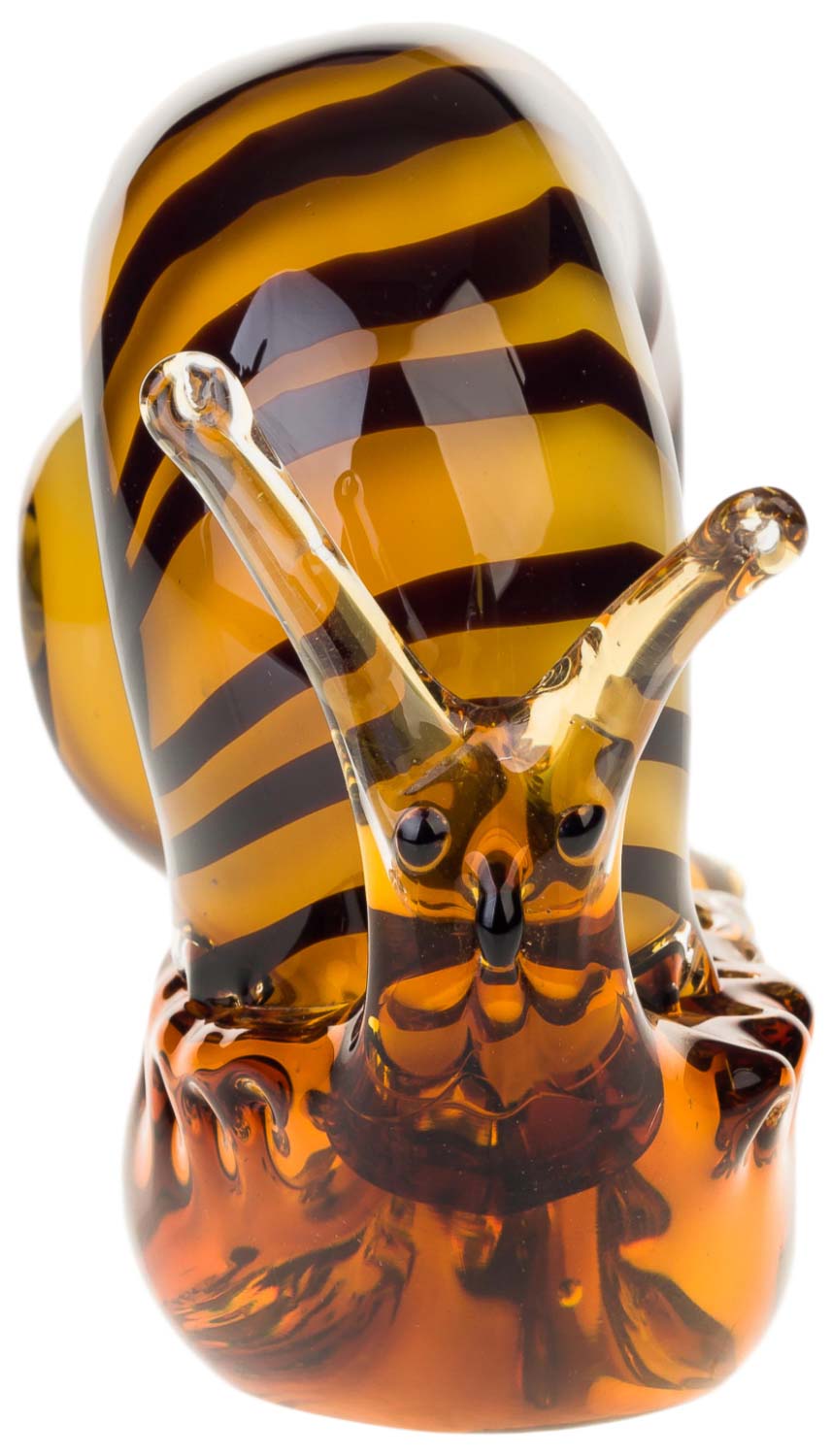 GL-496-03 Glasfigur Schnecke Glas im Murano Antik Stil - 18cm