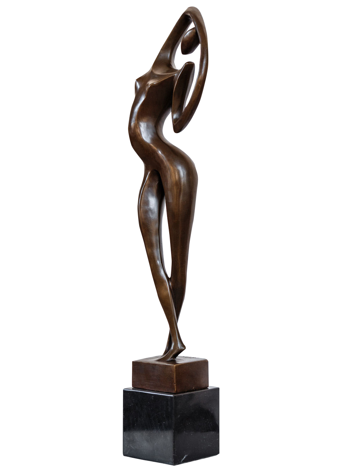 Bronzeskulptur Erotik erotische Kunst im Antik-Stil Bronze Figur Statue 54cm