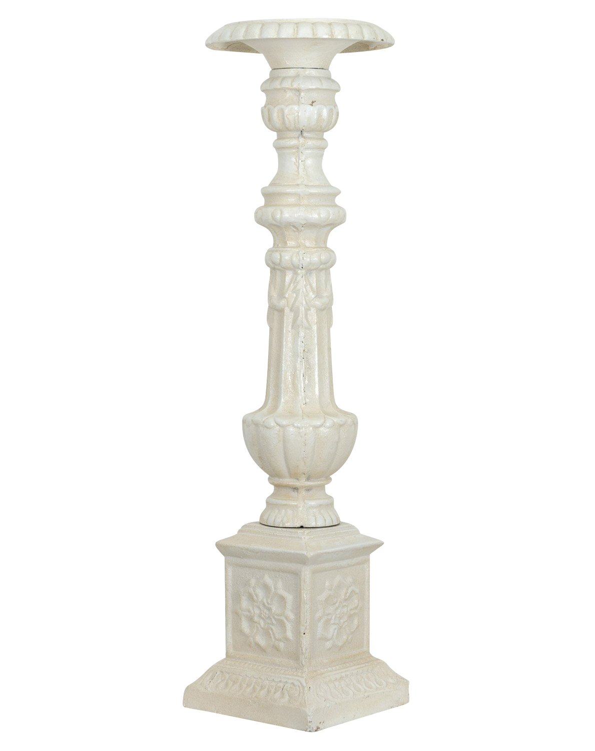 MB-31-2 Kerzenleuchter Altarleuchter Kandelaber Kerzenständer Antik-Stil 70cm weiß
