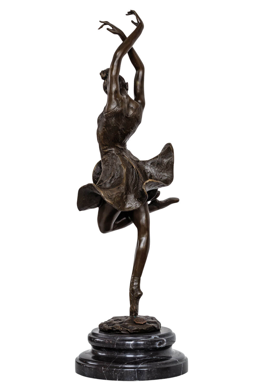 Bronzeskulptur im Antik-Stil Bronze Figur Statue Tänzerin 46cm Ballerina Ballet