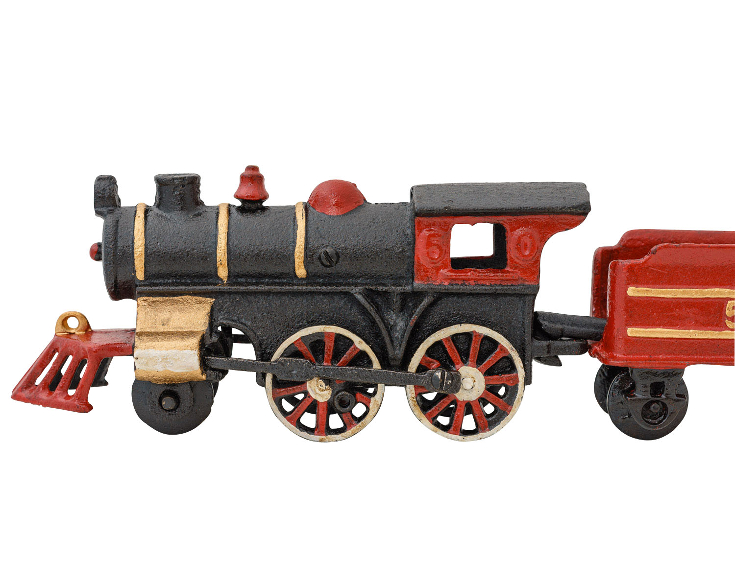 GU097-8 Modellbahn Eisenbahn Lok Anhänger Zug Gusseisen Antik Stil 29cm