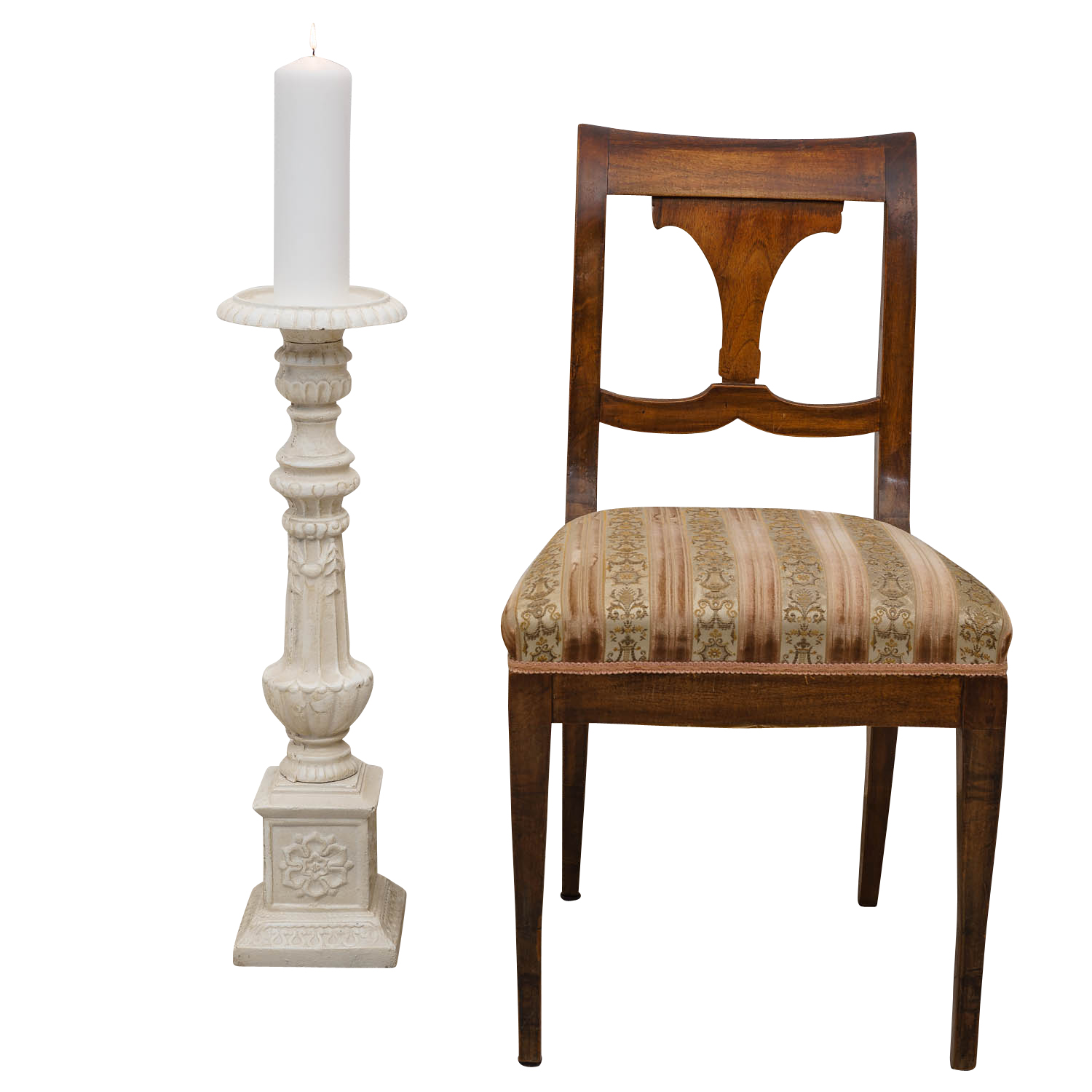 MB-31-177c7oskA2ViJo Kerzenleuchter Altarleuchter Kandelaber Kerzenständer Antik-Stil 70cm weiß