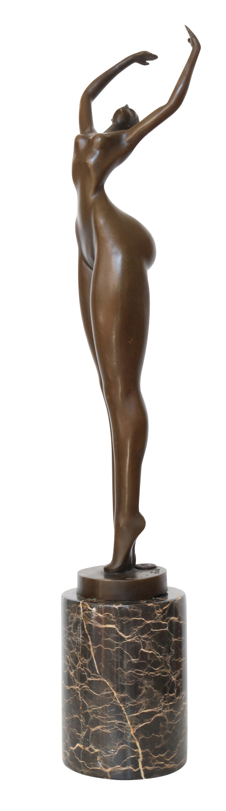 SL-101-1 Bronzeskulptur Frau Erotik Kunst im Antik-Stil Bronze Figur Statue 48cm